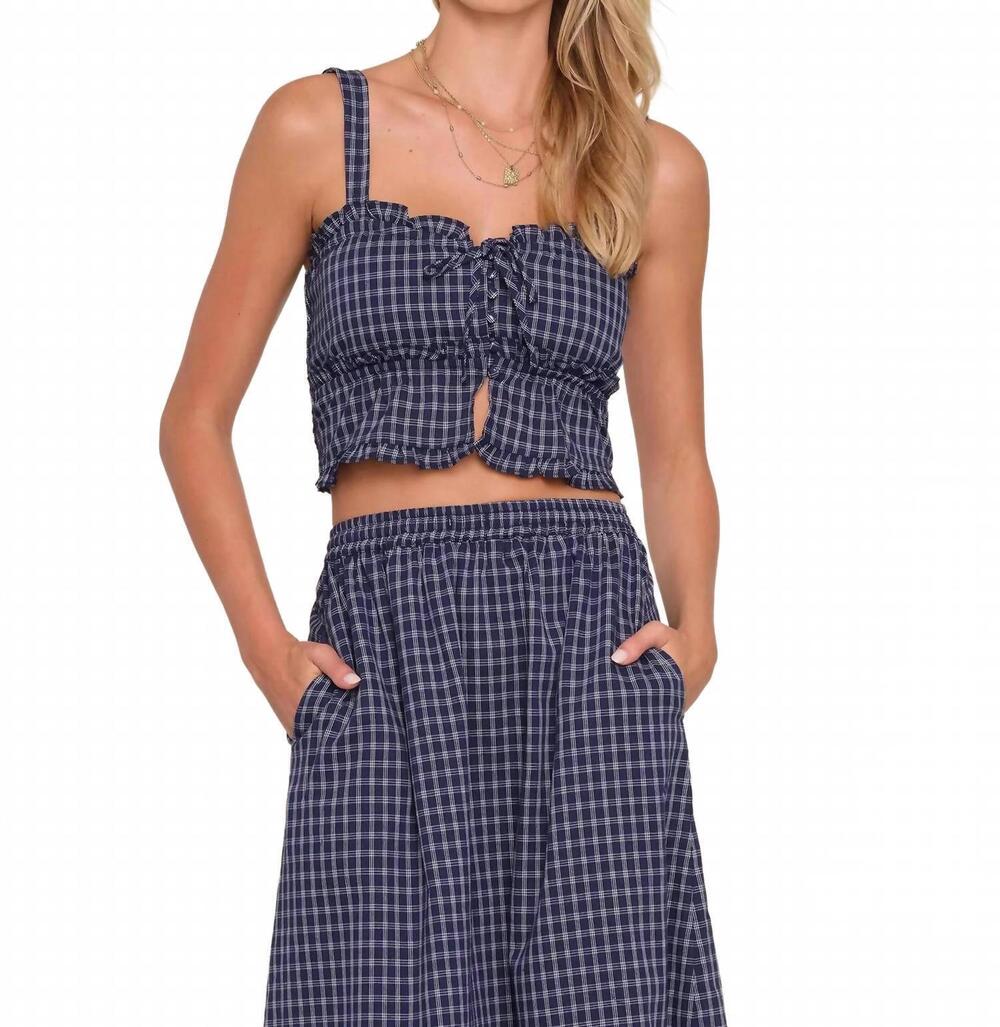NEW HEARTLOOM shawn top in indigo